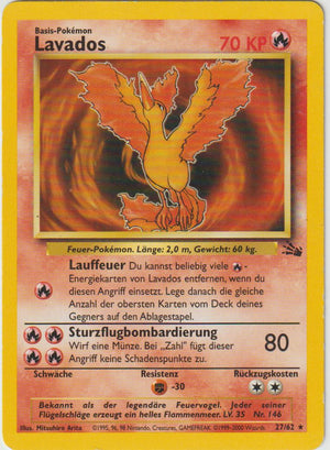 Lavados (Rare) 27/62 Fossil - Deutsch - Light Played