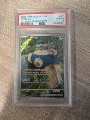 Snorlax 051 PSA 8 - Englisch