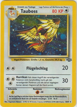 Tauboss Holo 8/64 Dschungel Jungle - Deutsch - poor*