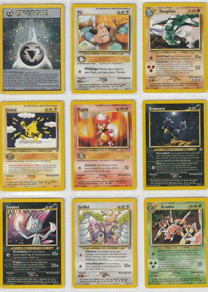 Neo Genesis Master Set Pokemon Sammlung Basis 111/111 Komplett Deutsch