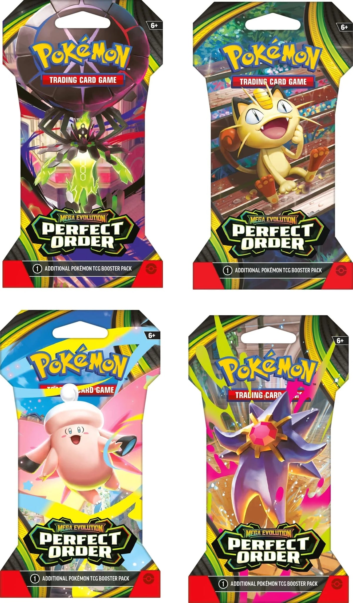 Pokémon Mega Evolution - Perfect Order Sleeved Booster Pack - Vorbestellung 27.03.2026*