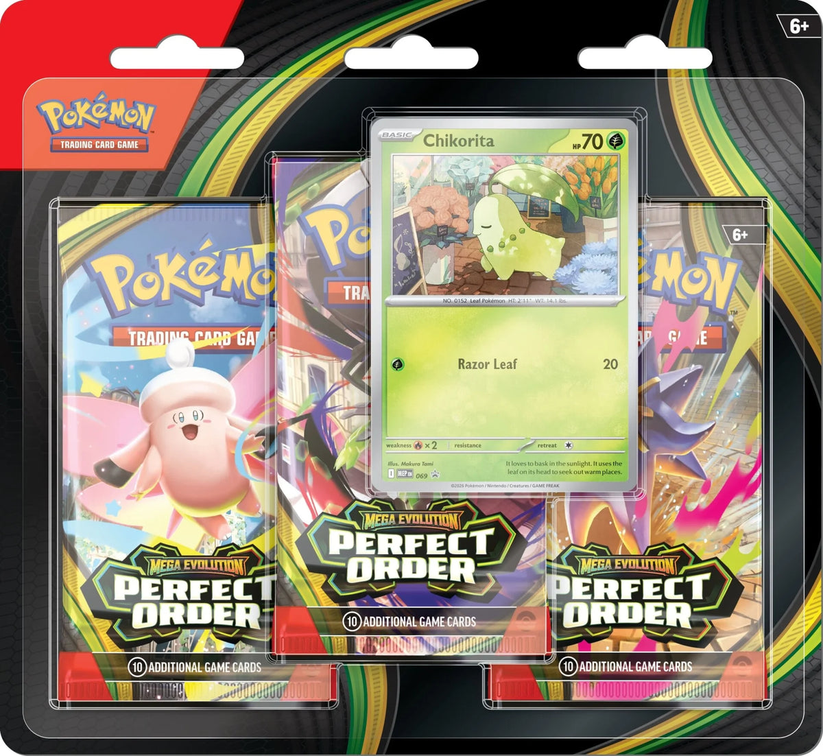 Pokémon Mega Evolution - Perfect Order 3-Pack Blisters - Vorbestellung 27.03.2026*