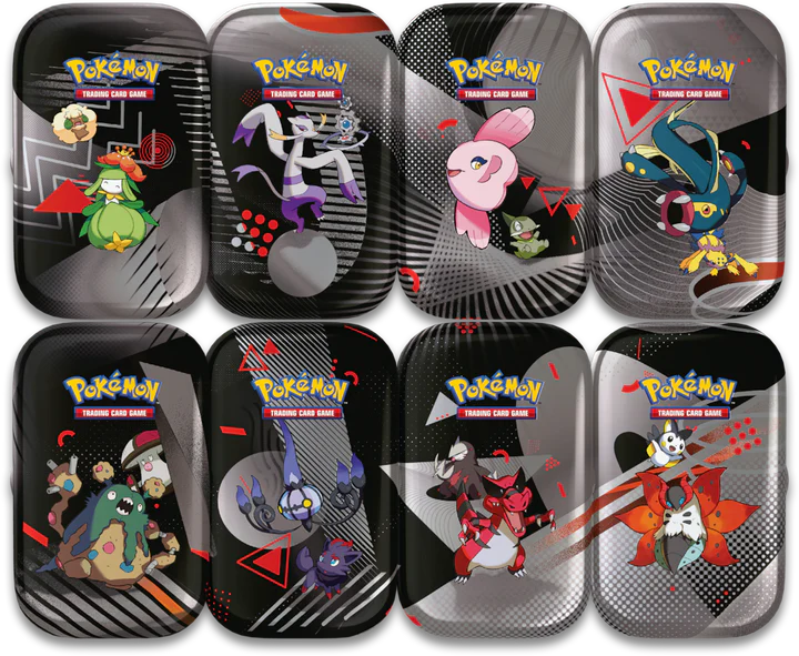 Pokémon Black Bolt &amp; White Flare SV10.5 - Zufällige Unova Mini Tin - Englisch - Release 18.7