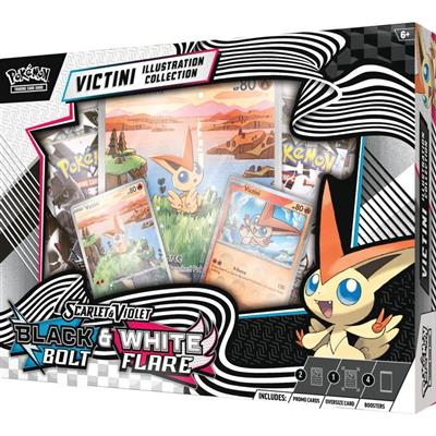 Black Bolt & White Flare Victini Illustration Collection - Englisch