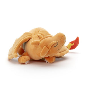 Schlafender Glurak Plüschtier Charizard Plushie - Pokemon Center Japan Original -Takara Tomy