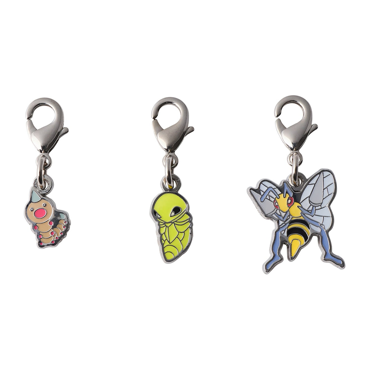 Schlüsselanhänger Hornliu/ Kokuna/ Bibor - Pokemon Center Japan Original