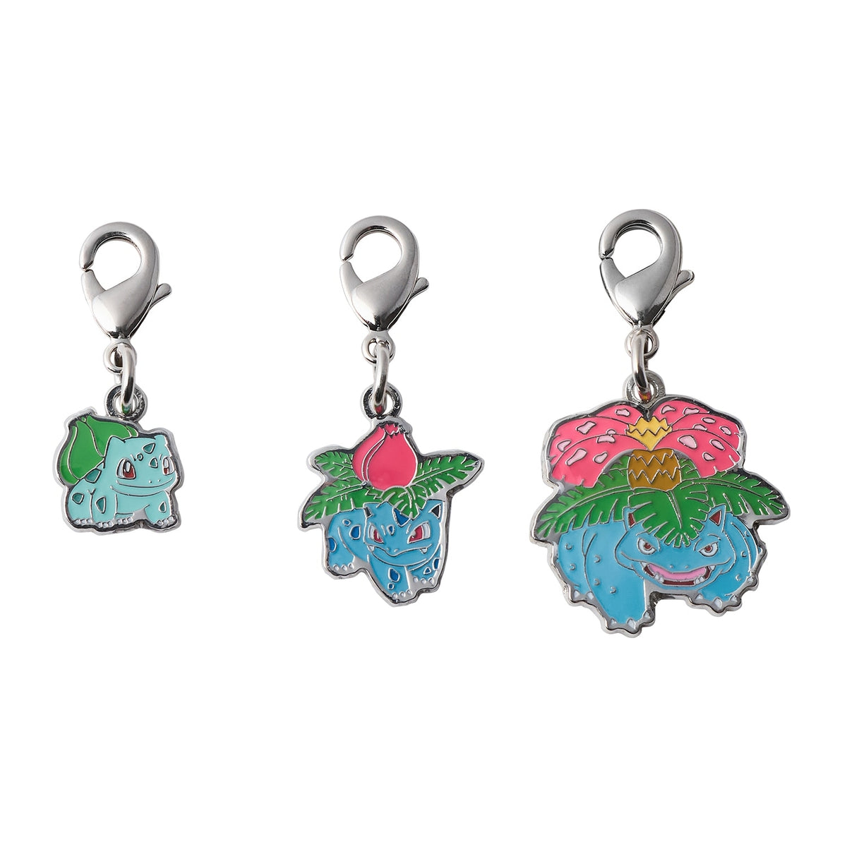 Schlüsselanhänger Bisasam/ Bisaknosp/ Bisaflor- Pokemon Center Japan Original