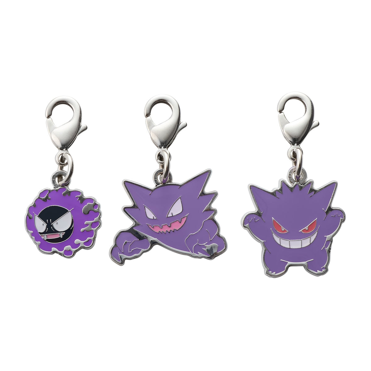 Schlüsselanhänger Nebulak / Alpollo/ Gengar - Pokemon Center Japan Original