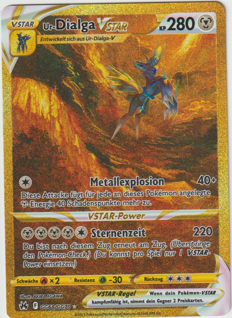 Ur - Dialga VSTAR GG68/GG70 - Schwert &amp; Schild - Zenit der Könige - Deutsch - Near Mint