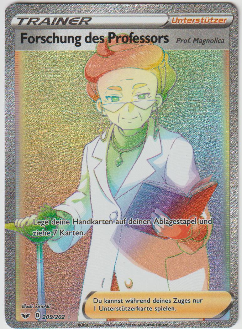 Forschung des Professors 209/202 - Schwert &amp; Schild - Deutsch - Near Mint