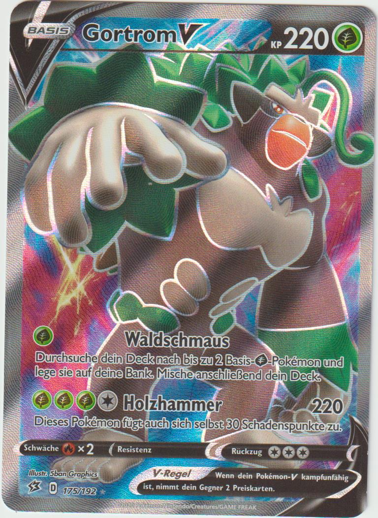 Gortrom V 175/192 Full Art - Schwert &amp; Schild - Clash der Rebellen - Deutsch - Near Mint