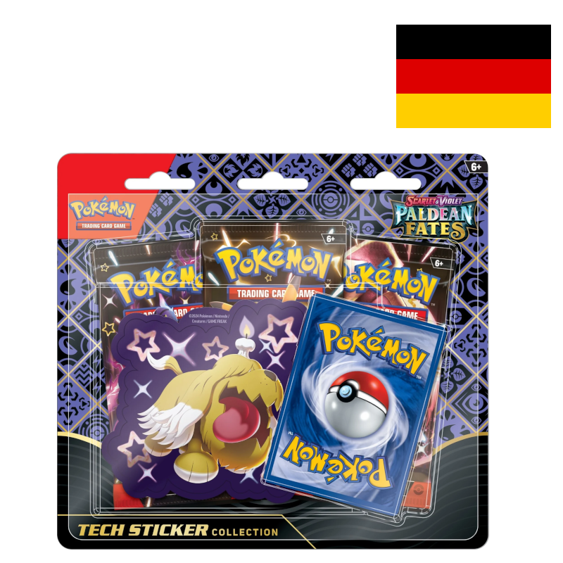 Sticker Collection Scarlet &amp; Violet - Paldeas Schicksale - Paldean Fates - Deutsch - Vorbestellung 26.1.*
