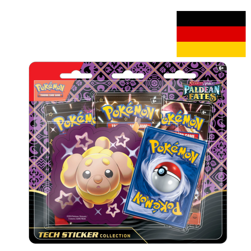 Sticker Collection Scarlet &amp; Violet - Paldeas Schicksale - Paldean Fates - Deutsch - Vorbestellung 26.1.*