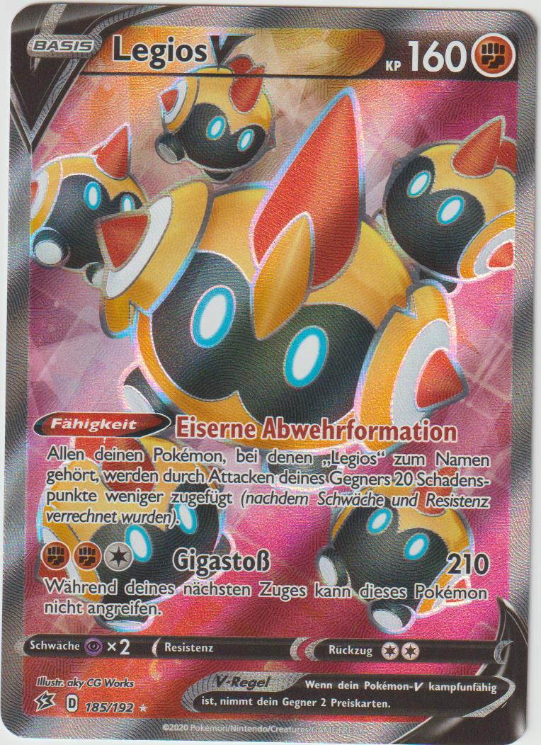Legios V 185/192 Full Art - Schwert &amp; Schild - Clash der Rebellen - Deutsch - Near Mint