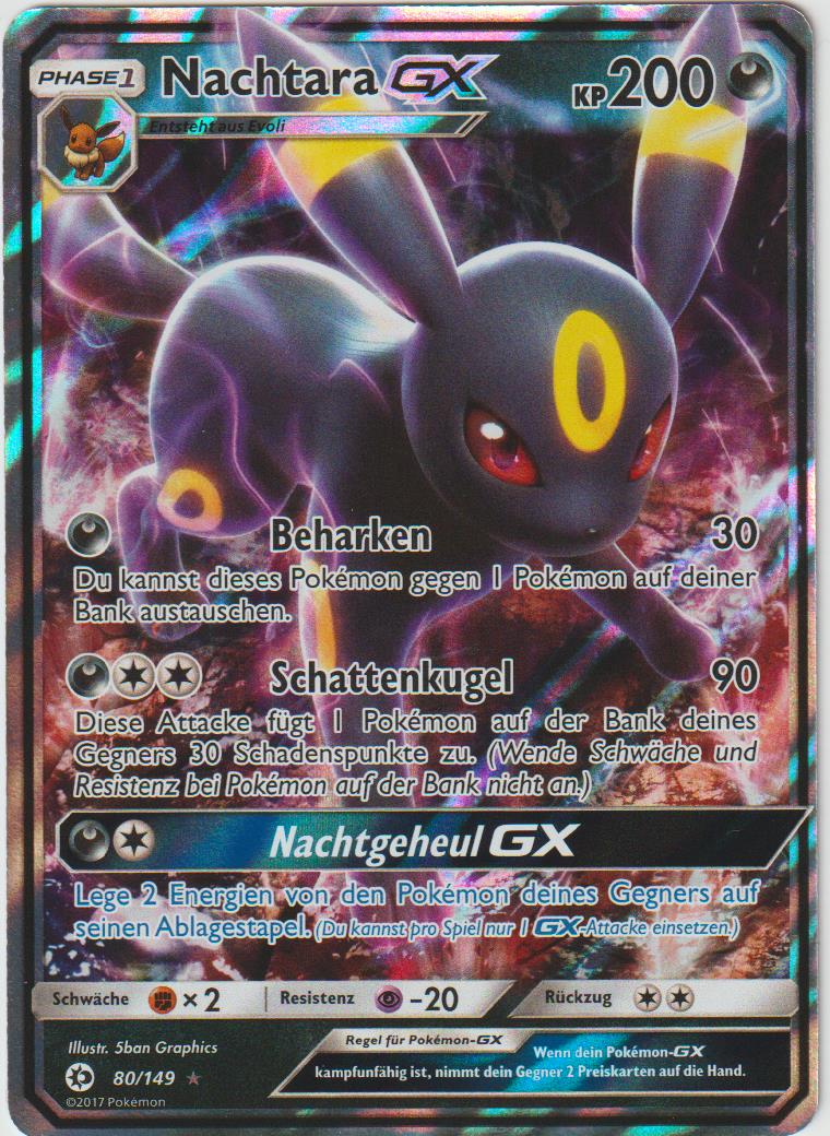 Nachtara GX 80/149 - Sonne &amp; Mond - Deutsch - Near Mint