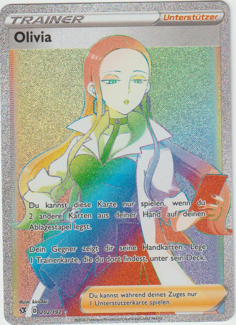 Olivia RB 202/192 - Schwert &amp; Schild - Clash der Rebellen - Deutsch - Near Mint