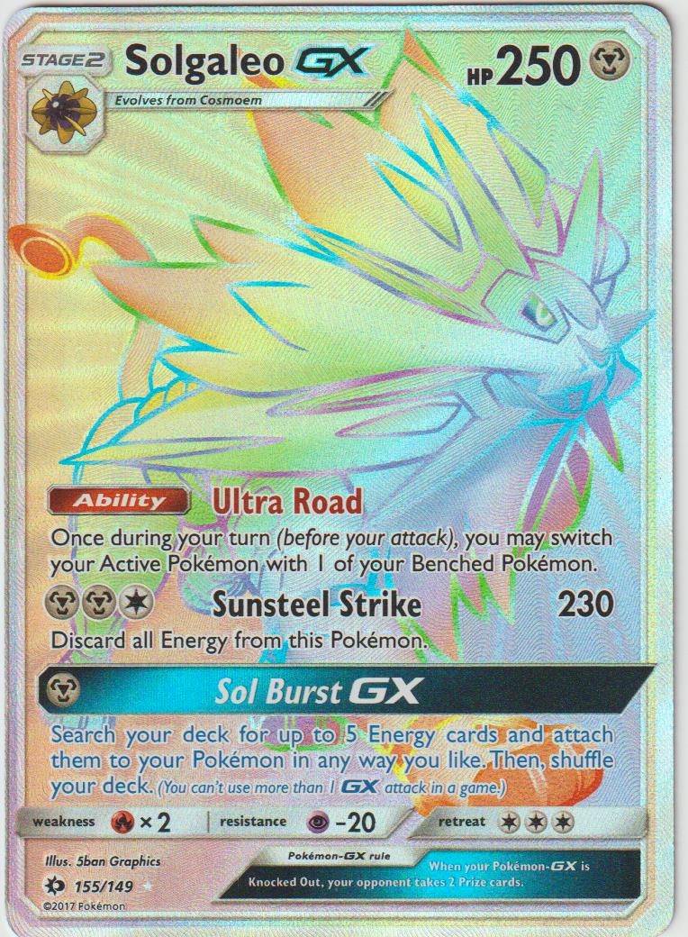 Solgaleo RB 156 /149 - Sonne &amp; Mond - Englisch - Near Mint