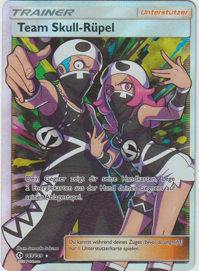 Team Skull Rüpel  149/149 - Sonne &amp; Mond - Deutsch - Near Mint