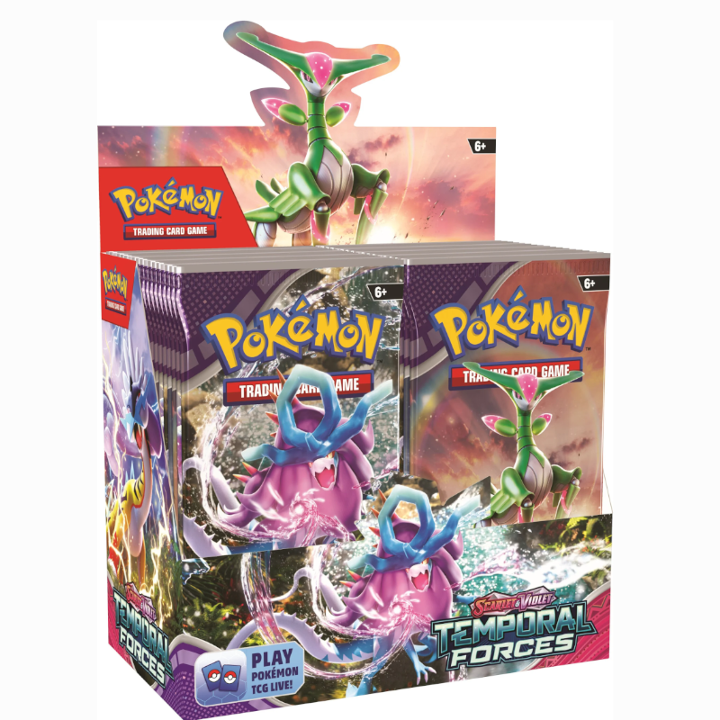 Pokémon Scarlet & Violet Temporal Forces Display - Englisch