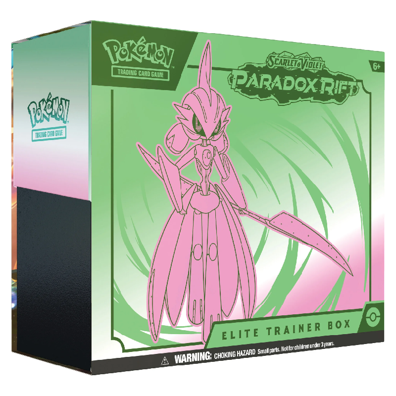 Pokémon Scarlet &amp; Violet Paradox Rift SV04 (Eisenkrieger) Elite Trainer Box - Englisch