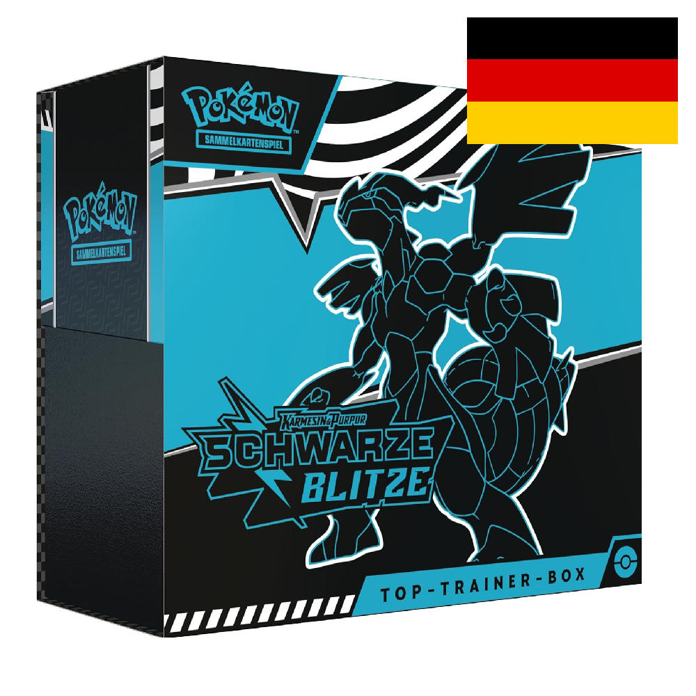 Pokémon Schwarze Blitze Top Trainer Box SV10.5 - Deutsch
