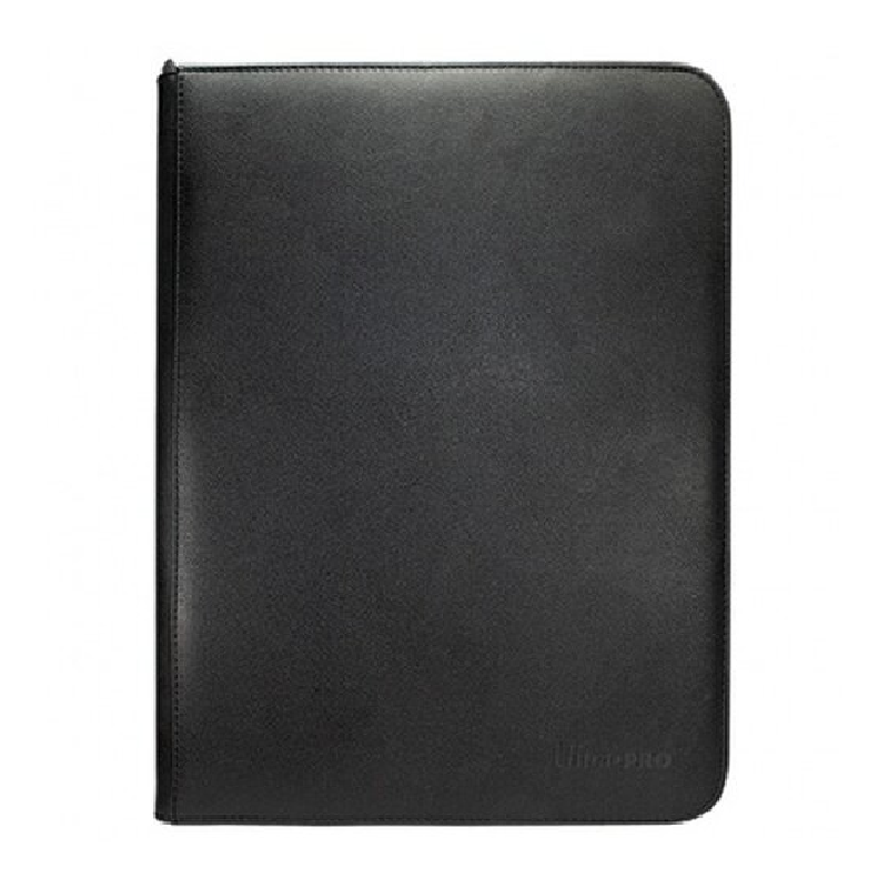 Ultra Pro - Vivid 9-Pocket Zippered PRO-Binder: Black Pocket Portfolio Ordner