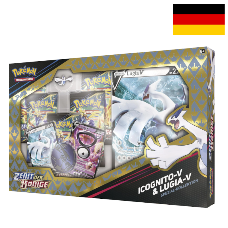 Lugia & Icognito Zenit der Könige Spezial Pin Kollektion - Deutsch - Vorbestellung 22.09.*