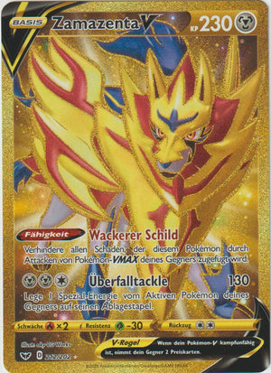 Zamazenta V 212/202 - Schwert & Schild Gold - Deutsch - Near Mint