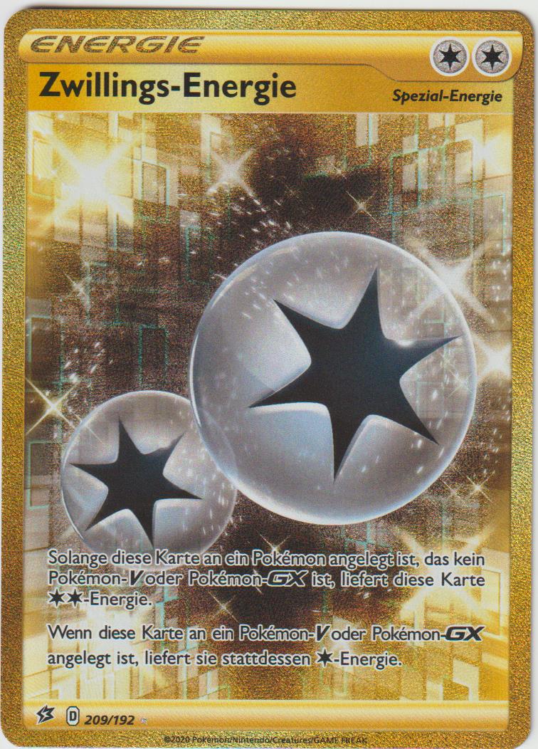 Zwillings-Energie 209/189- Schwert &amp; Schild - Flammende Finsternis - Deutsch - Near Mint