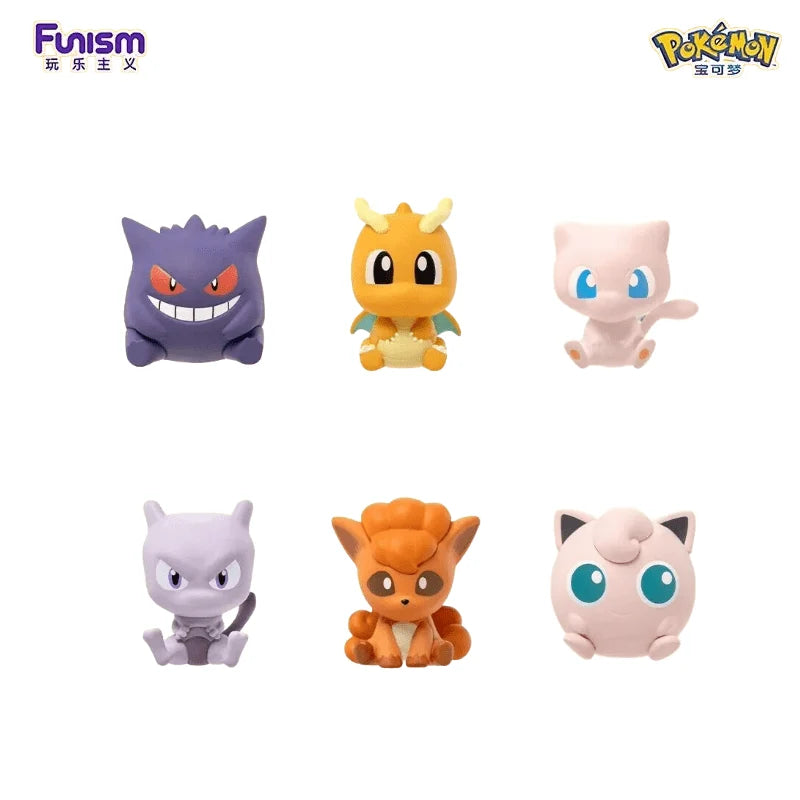 Pokémon Pokéball Palm Size Wonders Series 3 - Pummeluff, Dragoran, Gengar, Mew