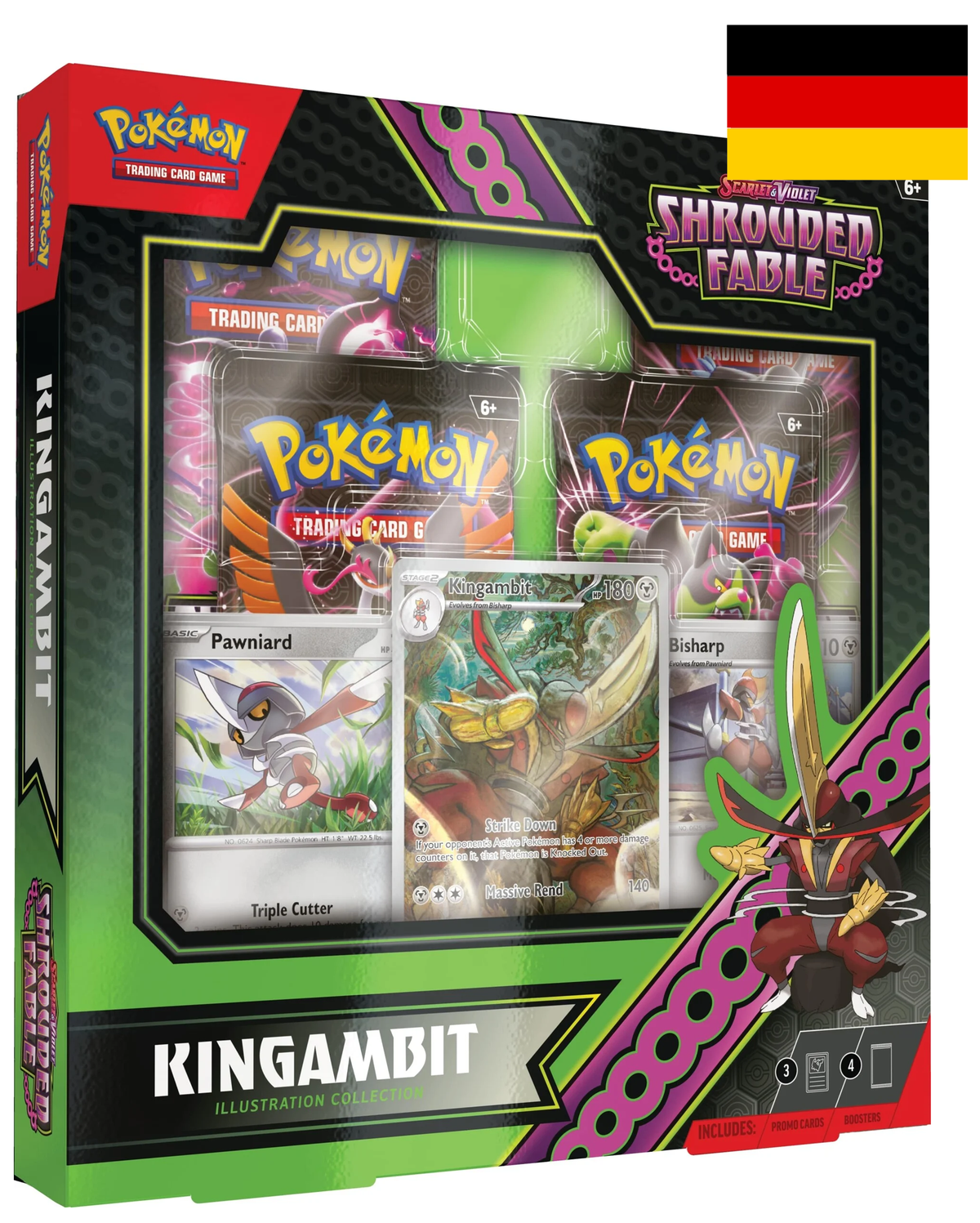 Scarlet &amp; Violet - Shrouded Fable Kingambit Illustration Collection - Deutsch -  Vorbestellung 02.08.*