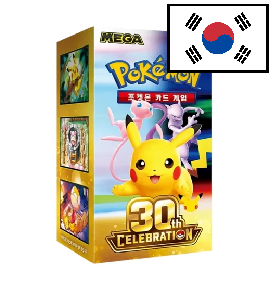 Pokémon 30th Celebration Anniversary Booster Box M6A Koreanisch- 30 Jahre