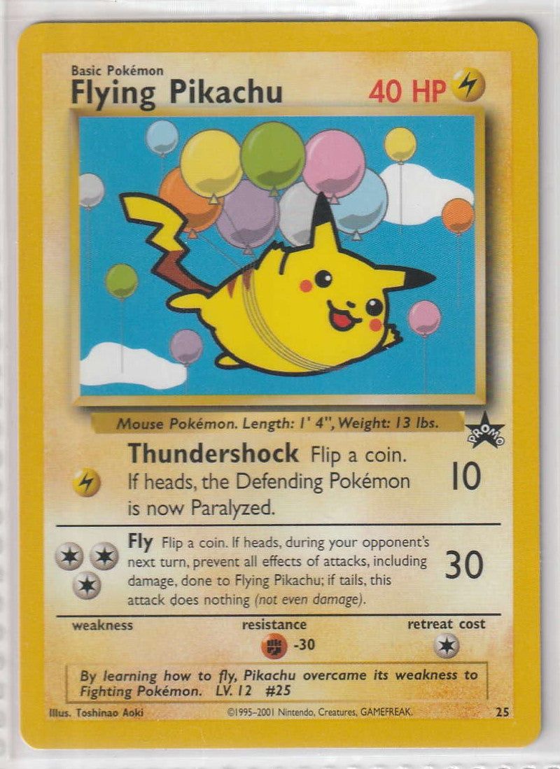 Flying Pikachu Wizards Black Star Promo No. 25 - Englisch - Near Mint