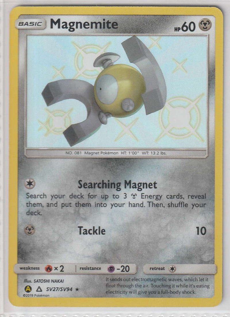 Magnemite SV27/SV94 Hidden Fates - Englisch - Near Mint