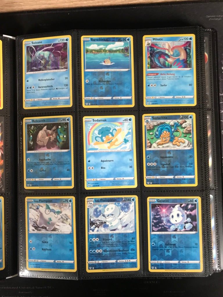 Flammende Finsternis Master Set Pokemon Sammlung 201/189 Komplett Deutsch