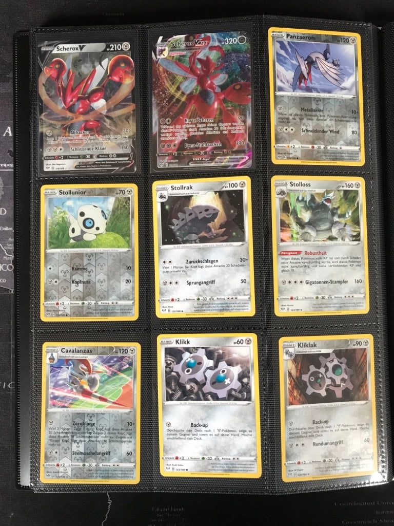 Flammende Finsternis Master Set Pokemon Sammlung 201/189 Komplett Deutsch