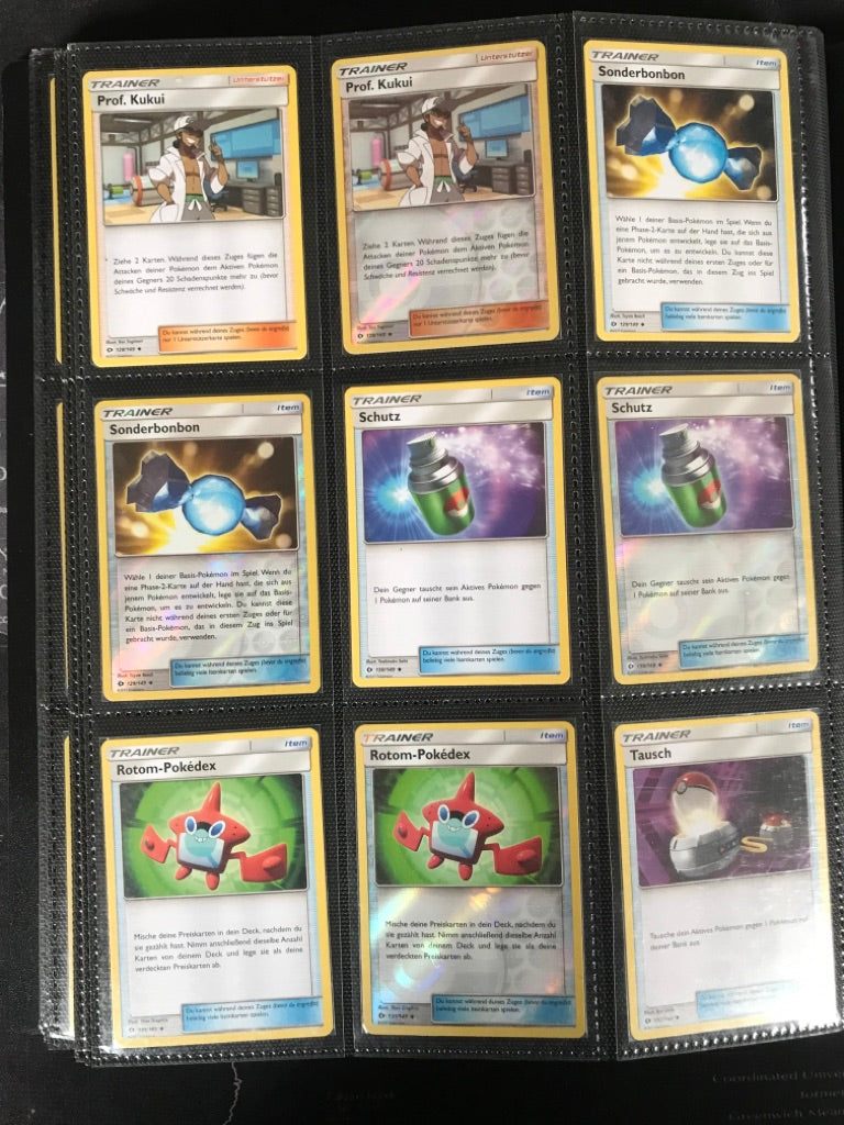 Sonne Mond Basis Master Set Pokemon Sammlung 163/149 Komplett Deutsch