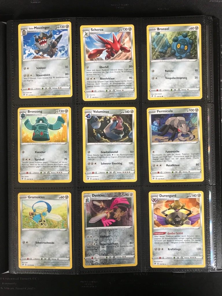Clash der Rebellen Master Set Pokemon Sammlung Komplett Deutsch 209/192