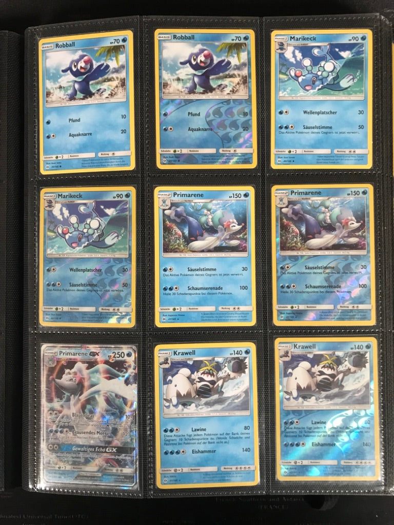 Sonne Mond Basis Master Set Pokemon Sammlung 163/149 Komplett Deutsch