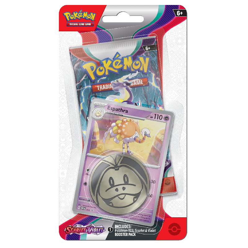 Scarlet &amp; Violet 1-pack Checklane Blister - Karmesin &amp; Purpur - Englisch- Vorbestellung 31.03.23*