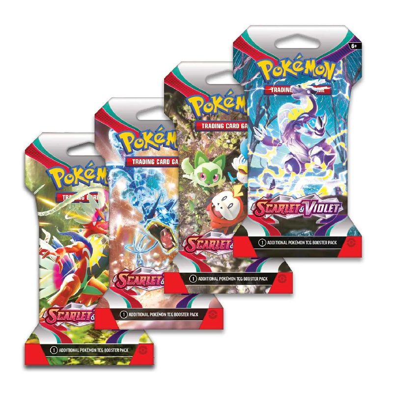 Scarlet & Violet Sleeved Booster - Karmesin & Purpur - Englisch- Vorbestellung 31.03.23*