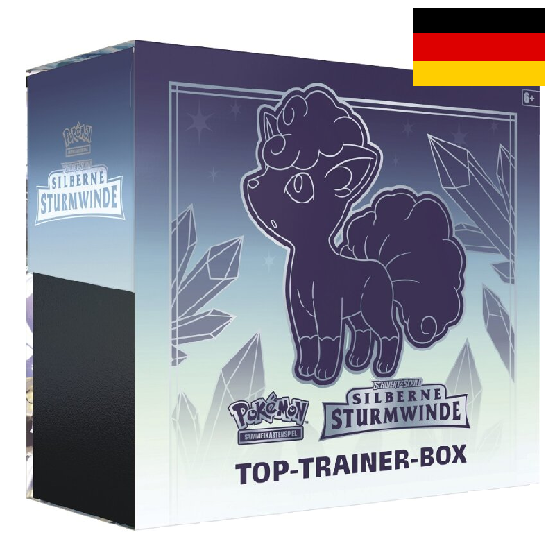 Silberne Sturmwinde Top Trainer Box - Deutsch - Alola Vulpix