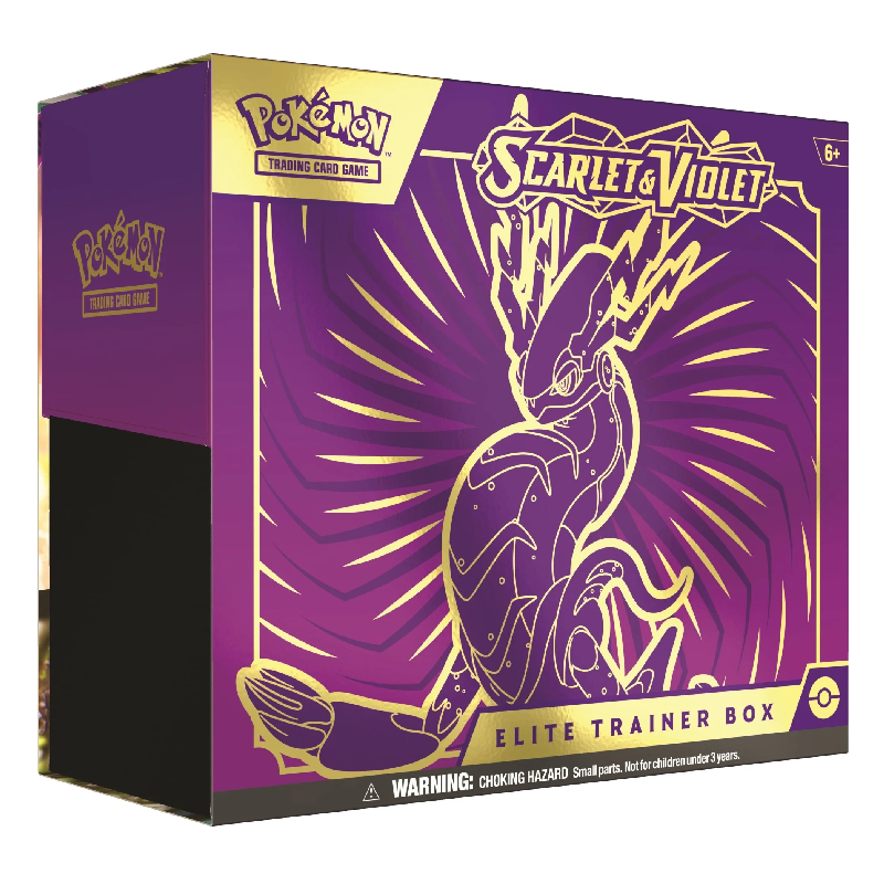Scarlet &amp; Violet Elite Trainer Box - Karmesin &amp; Purpur - Englisch