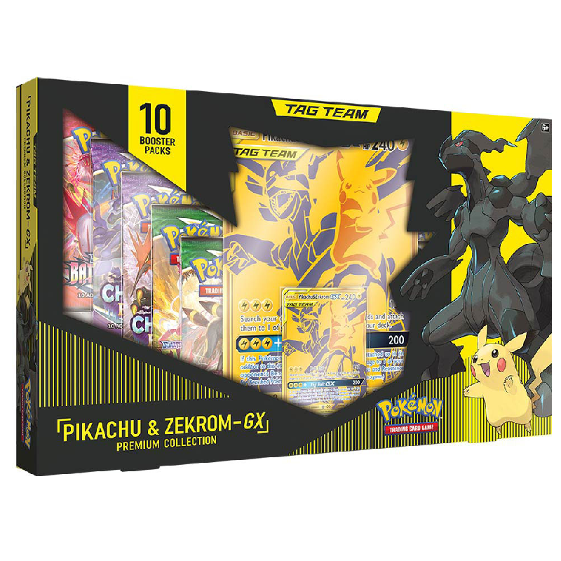 Tag Team Pikachu &amp; Zekrom GX Premium Collection  - Englisch