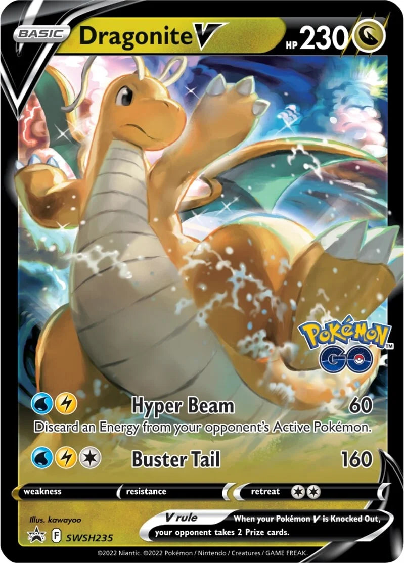 Pokemon Go Premier Deck Holder Collection - Dragonite V-star GO Raid Collection - Englisch